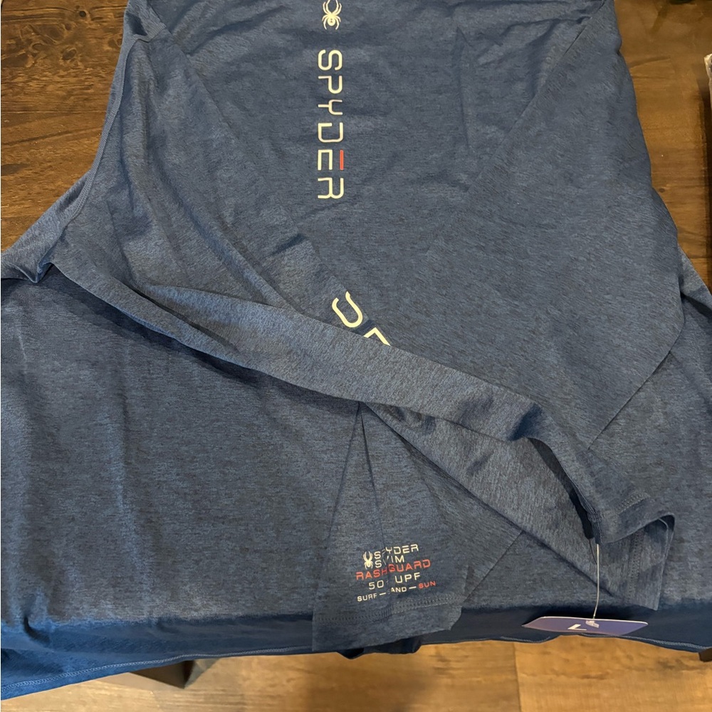 Spyder Navy Rash Guard - Picture 3 of 4